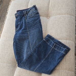 Nautica Dark Kick Crop Jeans